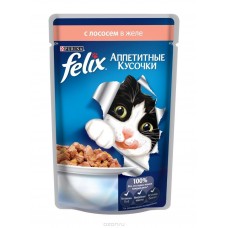 Консервы  для кошек Felix с лососем, 85 г 